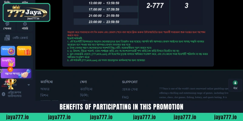 Benefits of playing the Daily Check-in and Red Envelope promotion on Jaya777