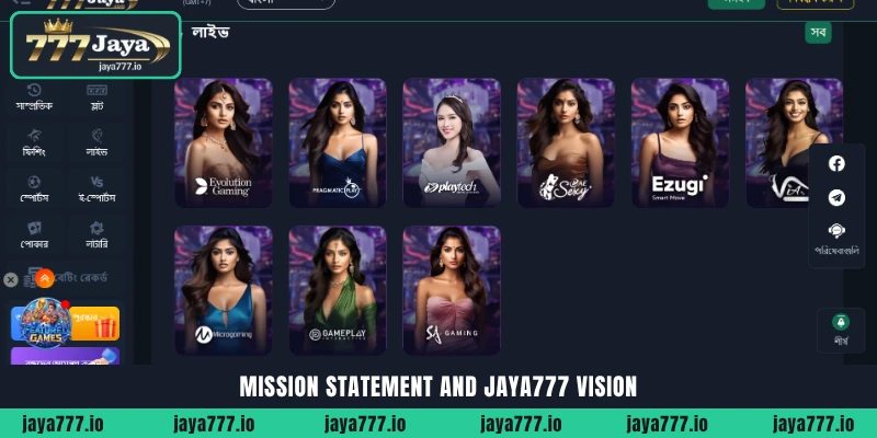 About Us 4 Mission statement, vision, and future growth objectives of Jaya777