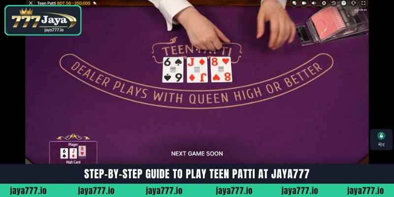 আল্টিমেট Teen Patti Live গাইড - Jaya777 অনলাইন ক্যাসিনোতে জিতুন 4 Step-by-step guide to deposit and play Teen Patti live casino at Jaya777