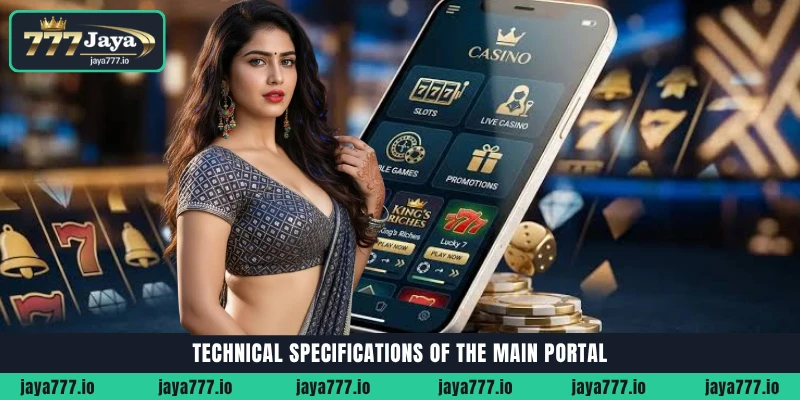 Technical specifications of the official Jaya777 Register portal for Bangladesh